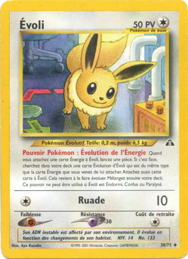Carte Évoli 38/75 – Neo Discovery