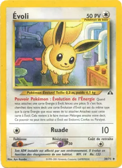 Carte Évoli 38/75 – Neo Discovery