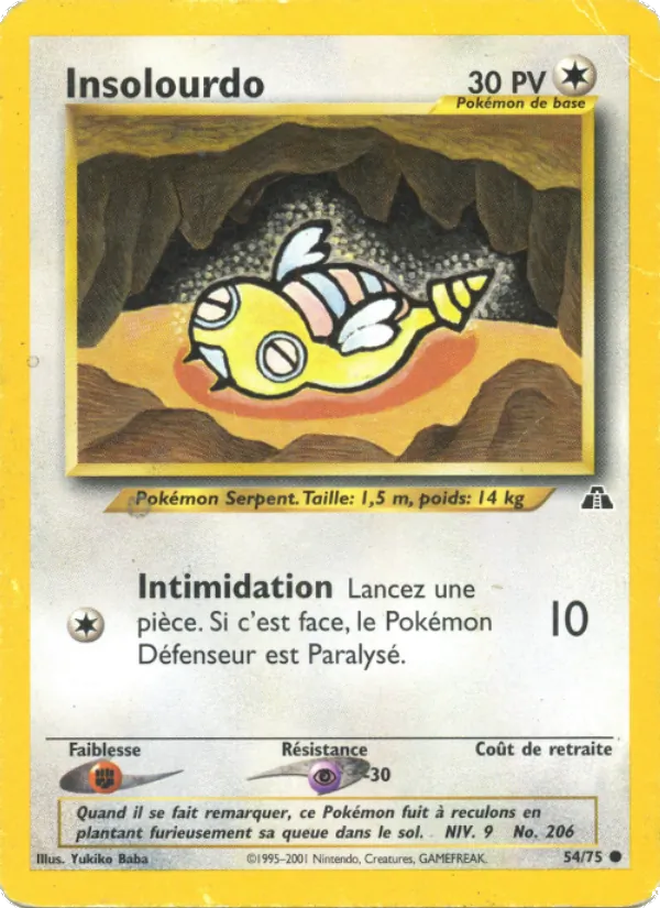 Carte Insolourdo 54/75 – Neo Discovery