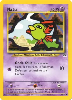 Carte Natu 59/75 – Neo Discovery