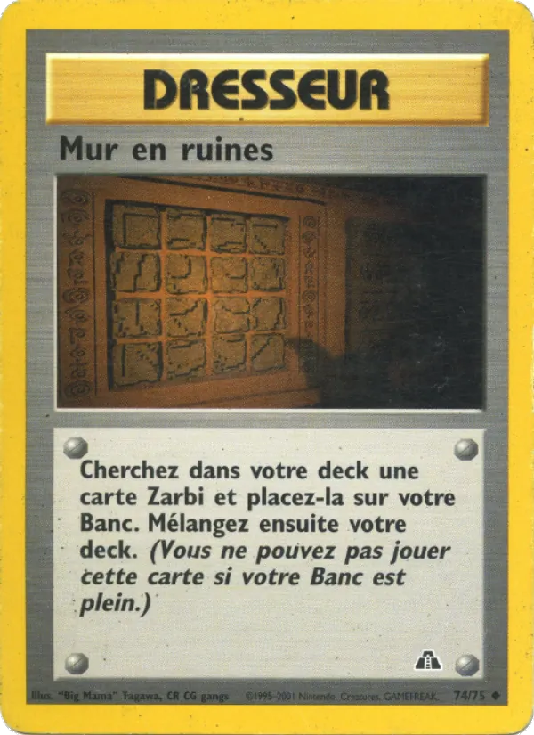 Carte Mur en ruines 74/75 – Neo Discovery