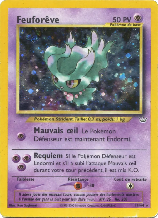 Carte Feuforêve 11/64 – Neo Revelation