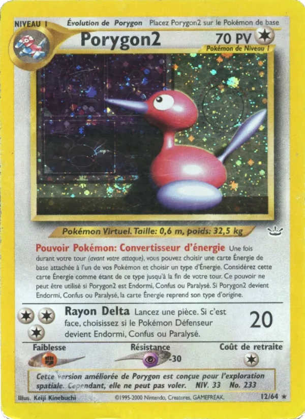 Carte Porygon2 12/64 – Neo Revelation