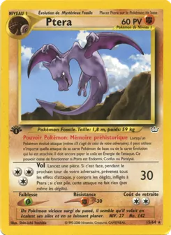Carte Ptéra 15/64 – Neo Revelation