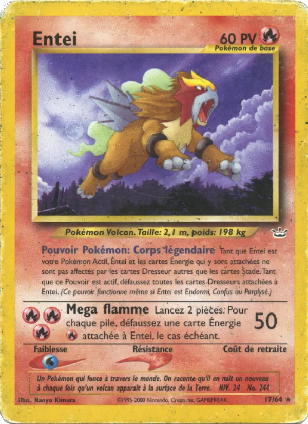 Carte Entei 17/64 – Neo Revelation