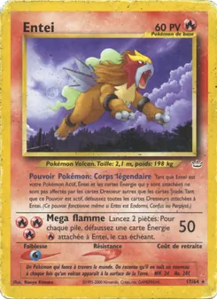 Carte Entei 17/64 – Neo Revelation