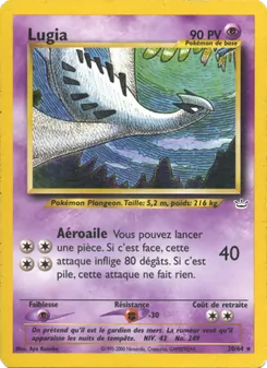 Carte Lugia 20/64 – Neo Revelation