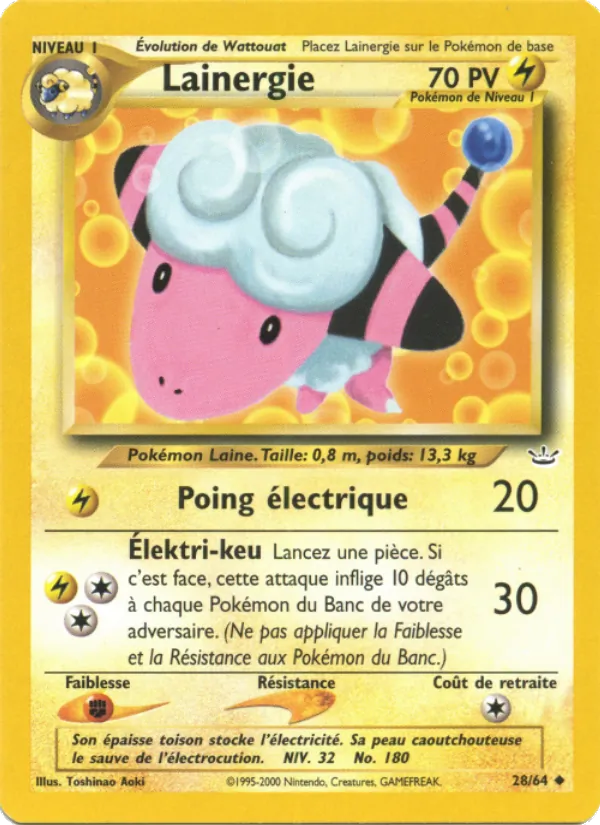 Carte Lainergie 28/64 – Neo Revelation