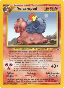 Carte Volcaropod 33/64 – Neo Revelation