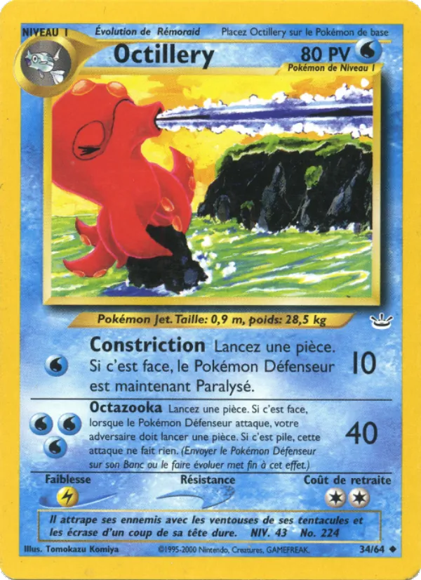 Carte Octillery 34/64 – Neo Revelation