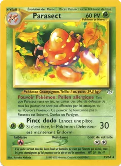 Carte Parasect 35/64 – Neo Revelation