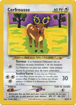 Carte Cerfrousse 38/64 – Neo Revelation