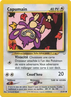 Carte Capumain 41/64 – Neo Revelation
