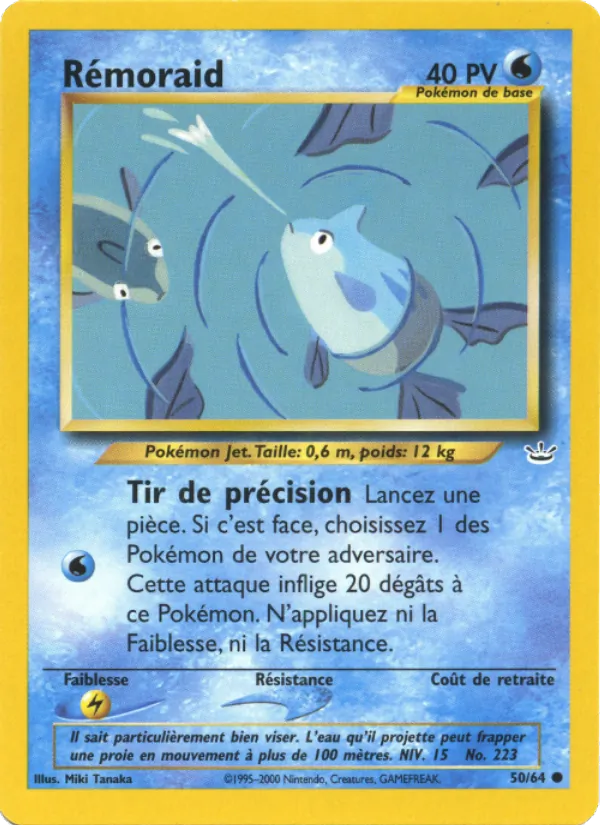 Carte Rémoraid 50/64 – Neo Revelation