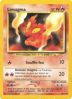 Carte Limagma 53/64 – Neo Revelation