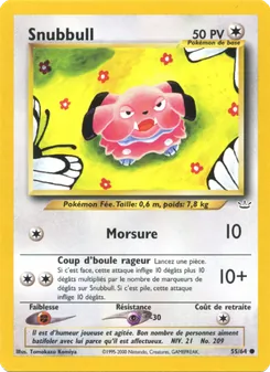 Carte Snubbull 55/64 – Neo Revelation