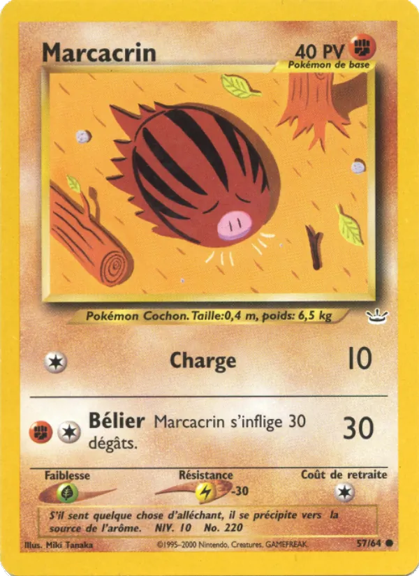 Carte Marcacrin 57/64 – Neo Revelation