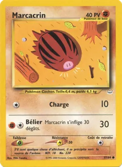 Carte Marcacrin 57/64 – Neo Revelation