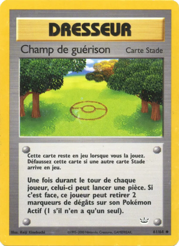 Carte Champ de guérison 61/64 – Neo Revelation