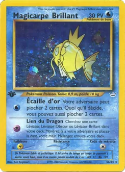 Carte Magicarpe Brillant 66/64 – Neo Revelation