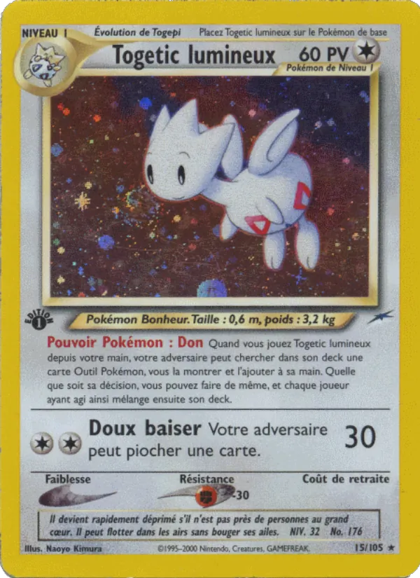 Carte Togetic lumineux 15/105 – Neo Destiny