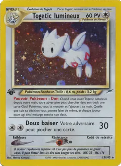 Carte Togetic lumineux 15/105 – Neo Destiny
