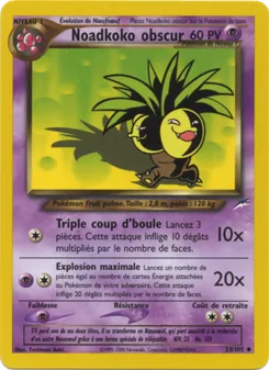 Carte Noadkoko obscur 33/105 – Neo Destiny