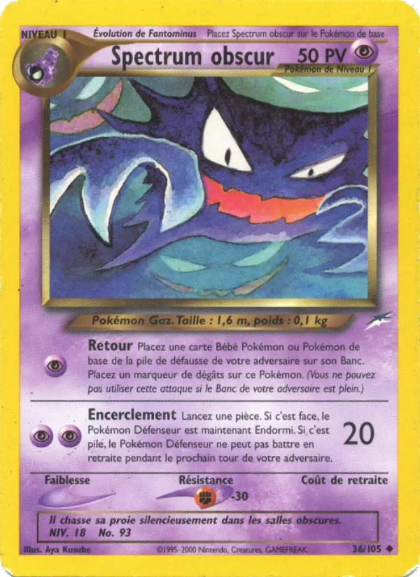 Carte Spectrum obscur 36/105 – Neo Destiny