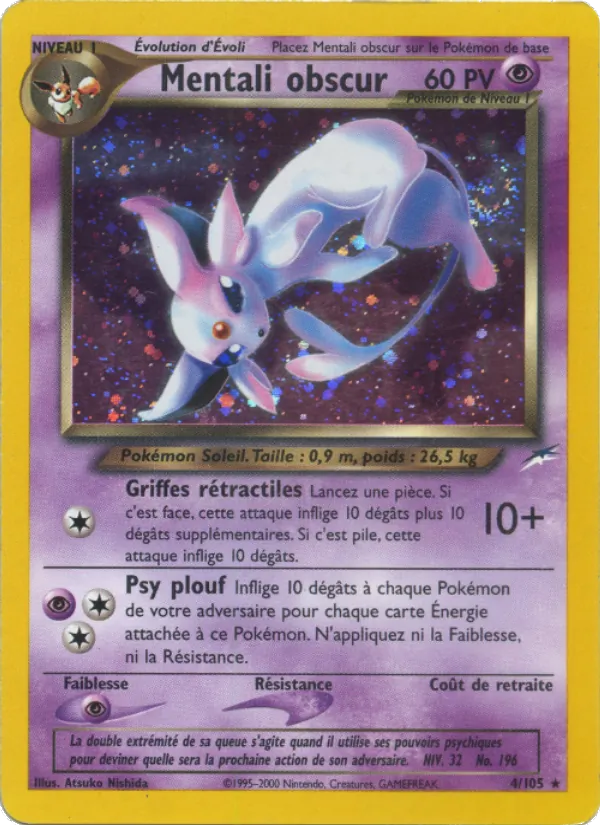 Carte Mentali obscur 4/105 – Neo Destiny