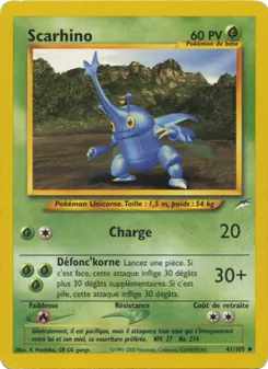 Carte Scarhino 41/105 – Neo Destiny