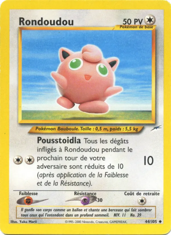 Carte Rondoudou 44/105 – Neo Destiny