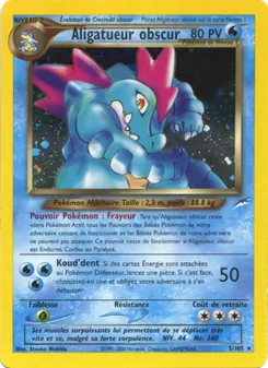 Carte Aligatueur obscur 5/105 – Neo Destiny