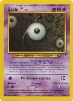 Carte Zarbi P 58/105 – Neo Destiny