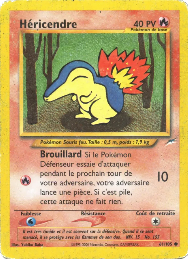 Carte Héricendre 61/105 – Neo Destiny