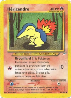 Carte Héricendre 61/105 – Neo Destiny