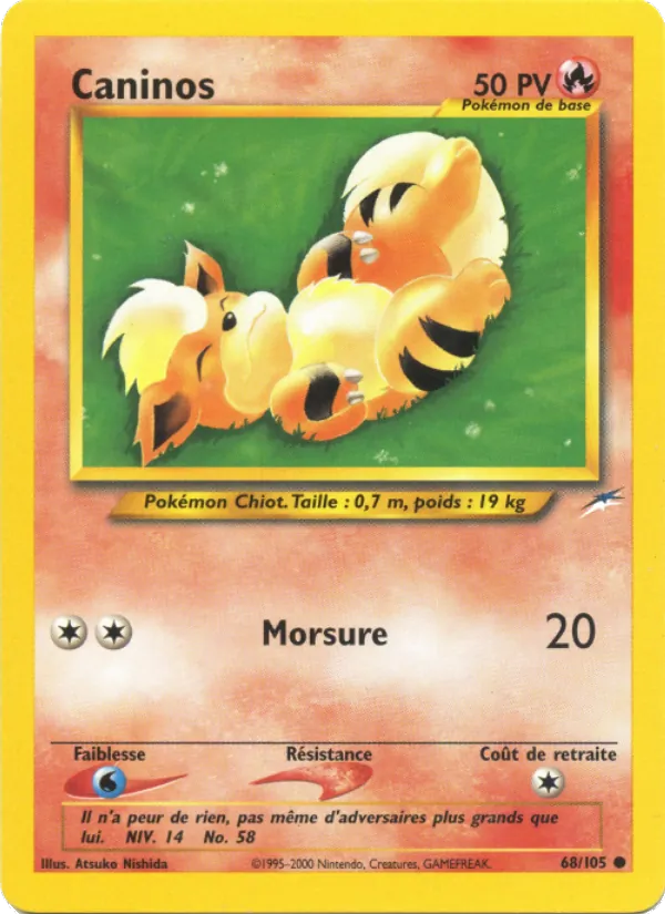 Carte Caninos 68/105 – Neo Destiny