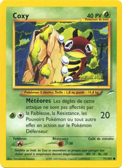 Carte Coxy 71/105 – Neo Destiny