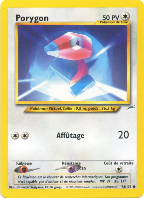 Carte Porygon 78/105 – Neo Destiny