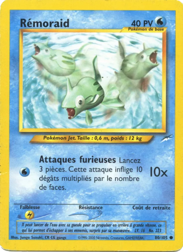 Carte Rémoraid 80/105 – Neo Destiny