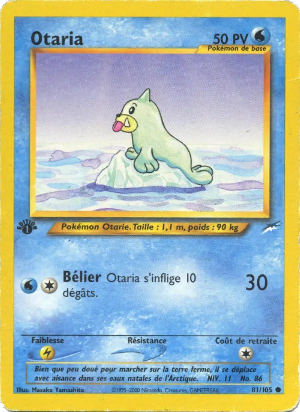 Carte Otaria 81/105 – Neo Destiny