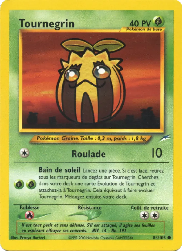 Carte Tournegrin 83/105 – Neo Destiny