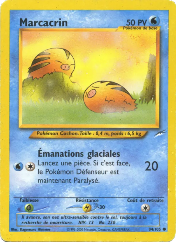Carte Marcacrin 84/105 – Neo Destiny