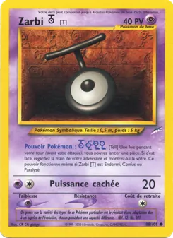 Carte Zarbi T 88/105 – Neo Destiny