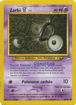 Carte Zarbi V 89/105 – Neo Destiny