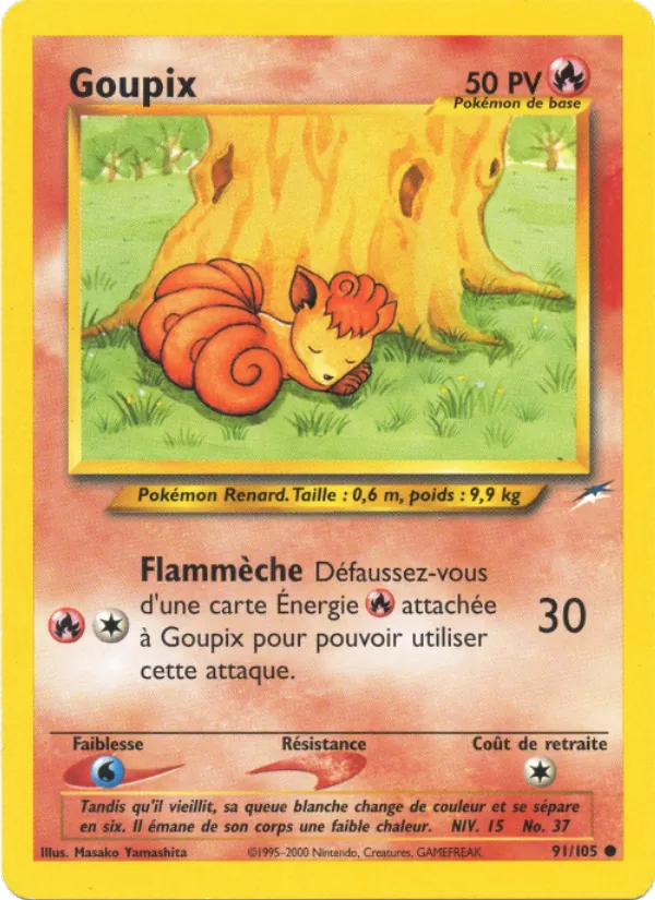 Carte Goupix 91/105 – Neo Destiny