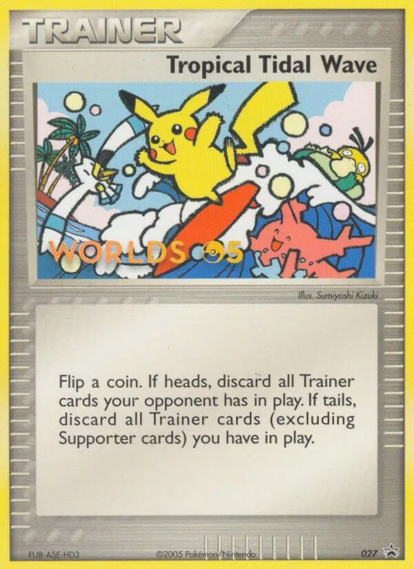Carte Raz-de-marée tropical 27/40 – Promo Nintendo