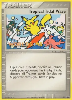 Carte Raz-de-marée tropical 27/40 – Promo Nintendo