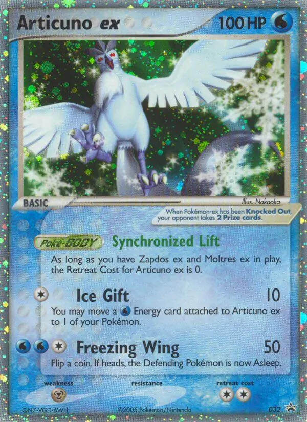 Carte Artikodin ex 32/40 – Promo Nintendo