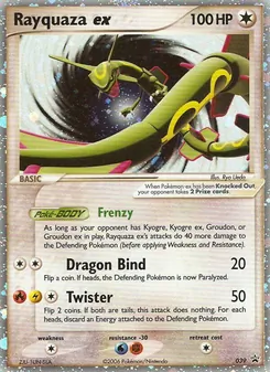 Carte Rayquaza ex 39/40 – Promo Nintendo