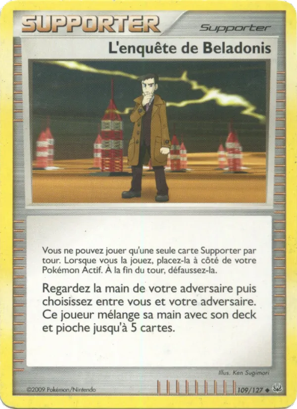 Carte L'enquête de Beladonis 109/127 – Platine